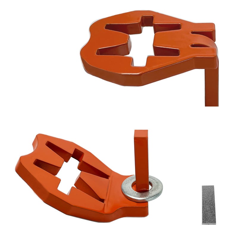 Adamoss T-Post Gate Hinge Pins, Hang a gate from a Metal T Post, Easy to Install,Hang a gate of Any Farm or Garden from a Metal T Post - Image 1
